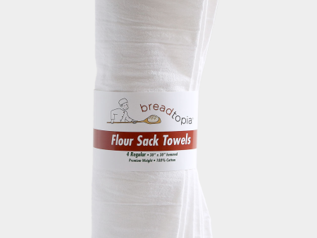 Flour Sack Towels - Set of 4 Regular Online now