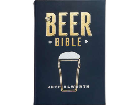 Beer Bible Bound in Leather For Sale