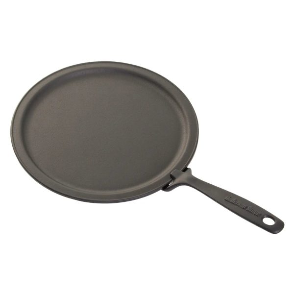 Iwachu Induction Cast-Iron Pizza Pan with Removable Handle For Sale