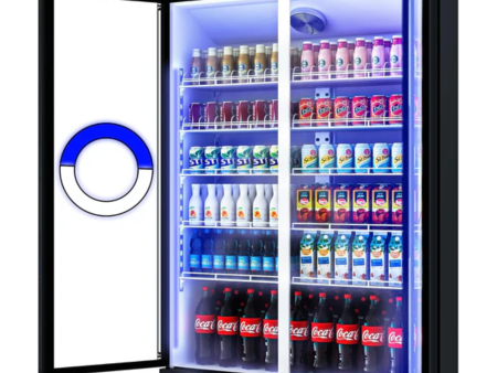 37.8 Cu.Ft Full Screen Glass Merchandiser Refrigerator Commercial Beverage Refrigerators Display Drink Fridge Online Sale