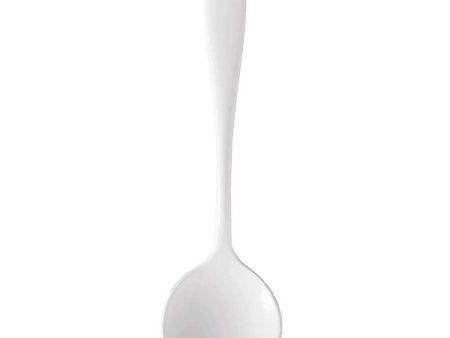 Wada Corporation Napoli Enameled Cutlery Bouillon Spoon (White) Discount