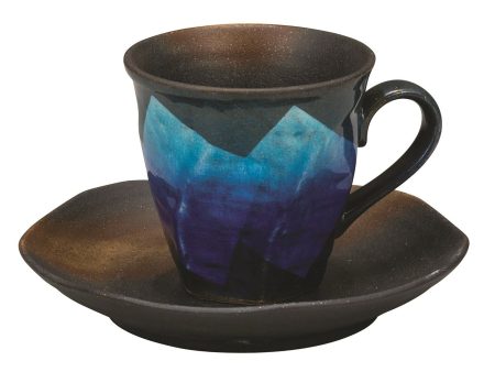 Kutani Ware Porcelain Cup & Saucer Gindami Cheap