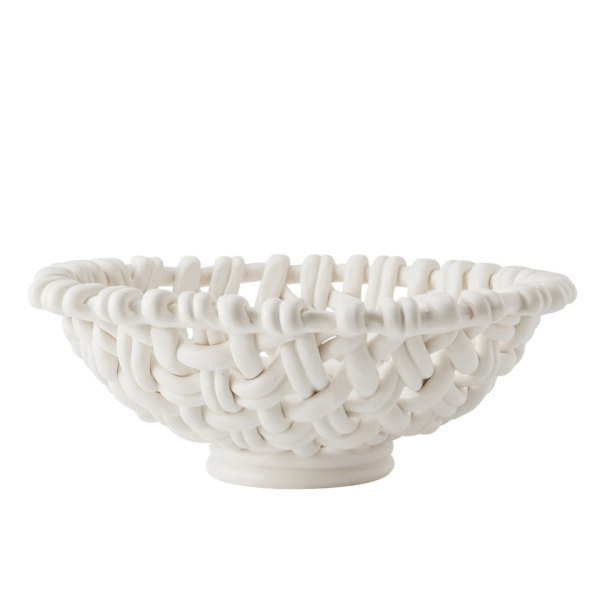 Woven Ceramic Round Basket Online Hot Sale