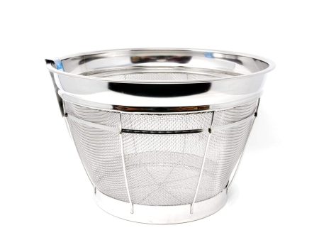 BENKEI Stainless Steel Heavy Duty Deep Colander for Draining Washed Rice Online