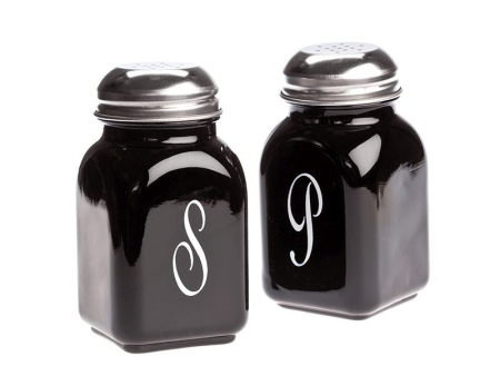 Monogram Salt and Pepper Shaker Set For Discount