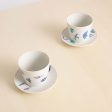 Harekutani Porcelain Blue Bird Cup & Saucer on Sale