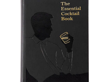 Essential Cocktail Book Leather Bound Online now