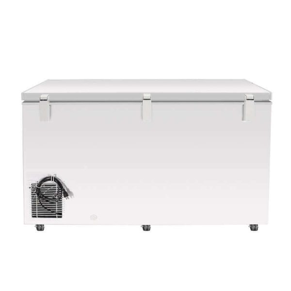 Bluelinetech 16 Cu Ft Large Chest Freezer White with Wire Storage Basket Not Automatic Defrosting Supply