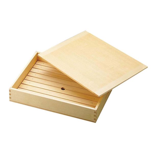 Yamacoh Wooden Sushi Neta Case with Lid Hot on Sale