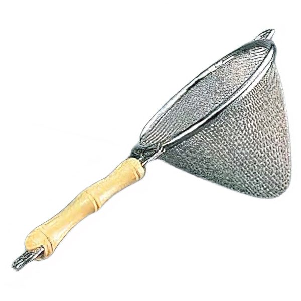 Wada Corporation Stainless Steel Triangle Tea Strainer Bamboo Handle For Cheap