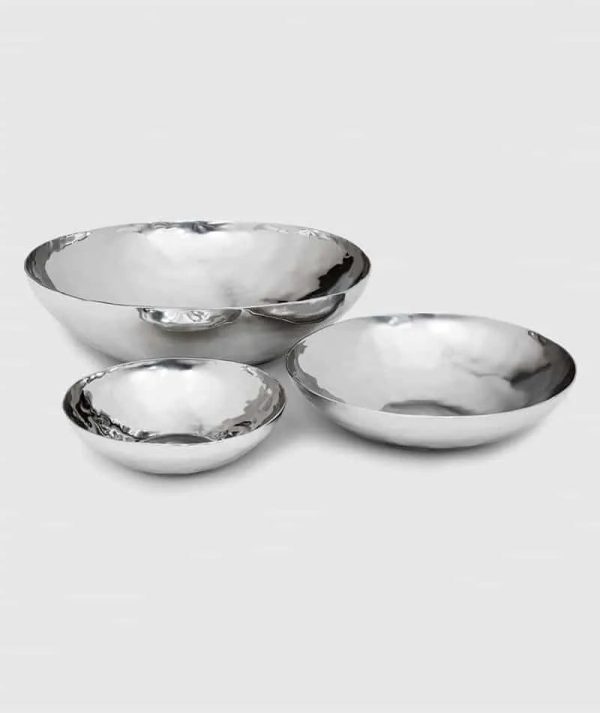 Luna Stainless Round Bowl For Discount