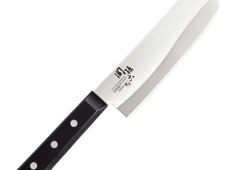 Seki Magoroku Azuchi Stainless Steel Nakiri Knife Online Sale