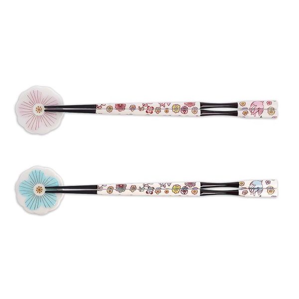 Harekutani Porcelain Paired Chopsticks & Chopstick Rests PK LBL Online Sale