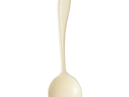 Wada Corporation Leaf Enameled Cutlery Bouillon Spoon (Ivory) For Discount