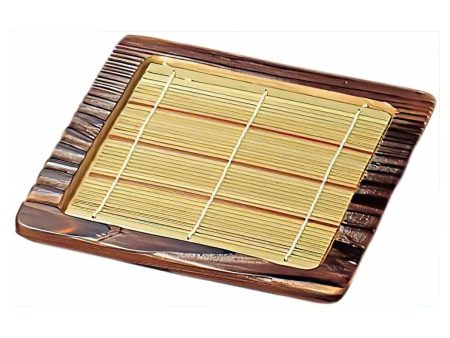 Yamacoh Cedar Soba Serving Plate Online now