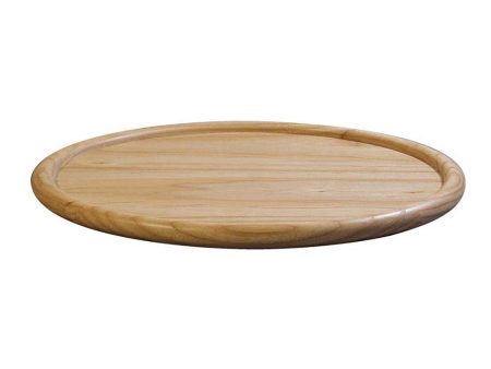 La Luz Kijihiki White Ash Round Tray For Sale