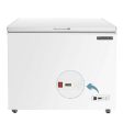 Bluelinetech BCF7FA 7.0 Cu ft Small Chest Freezer White with Wire Storage Basket Deep Freezer Online Hot Sale