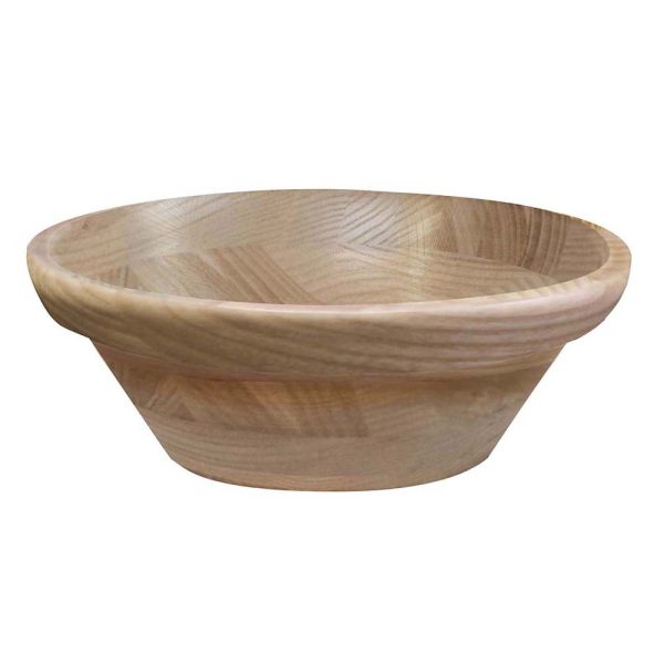 La Luz Kijihiki White Ash Salad Bowl Cheap