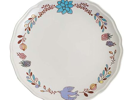 Harekutani Porcelain Tree Nuts Bird Plate Online Hot Sale