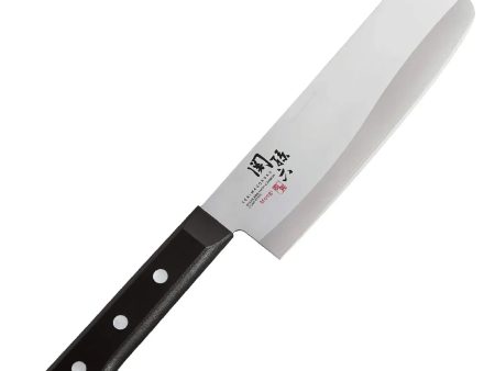 Seki Magoroku Moegi Stainless Steel Nakiri Knife For Sale