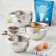 Provisions - Stainless Steel Mixing Bowl 3 pc Set Online now