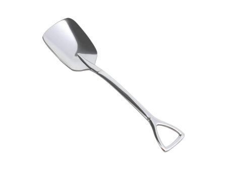 Takeda Garden Shovel Shaped Stainless Steel Ice Cream Spoon 11.5cm (Square Head) (Mirror Finish) Online now