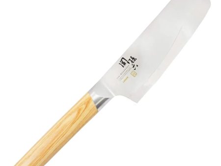 Seki Magoroku 10000CL Stainless Steel Nakiri Knife Online now