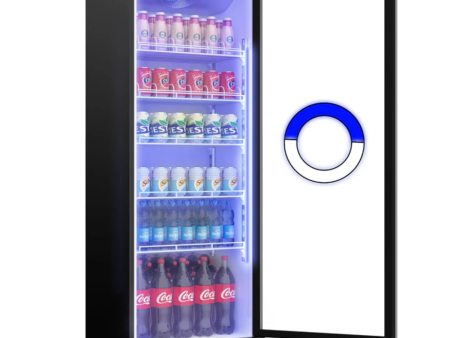 17.5 Cu.Ft Full Screen Glass Merchandiser Refrigerator Commercial Beverage Refrigerators Display Drink Fridge Cheap