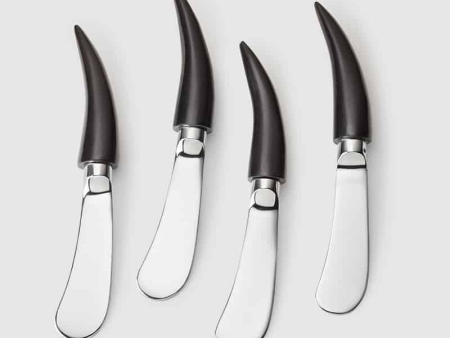 Orion Canape Spreader w  Buffalo Horn (4pc Box) Sale