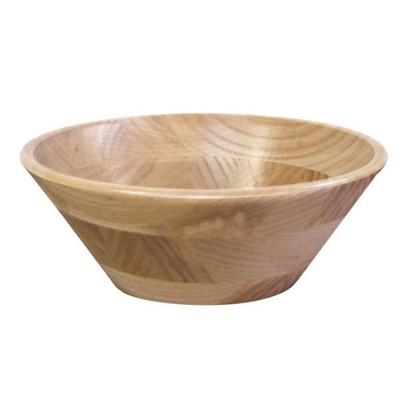 La Luz Kijihiki White Ash Salad Bowl Cheap