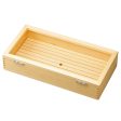 Yamacoh Wooden Rectangular Sushi Neta Case with Acrylic Cover For Cheap