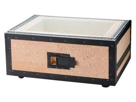 Kaginushi Charcoal BBQ Konro Grill Wide With Mesh Net - Medium Online now