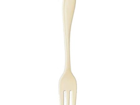 Wada Corporation Leaf Enameled Cutlery Cocktail Fork (Ivory) on Sale