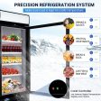 23 Cu. Ft Merchandiser Refrigerator Glass Door Commercial Beverage Refrigerators With LED Light Box For Discount