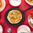 Iwachu Induction Cast-Iron Pizza Pan with Removable Handle For Sale