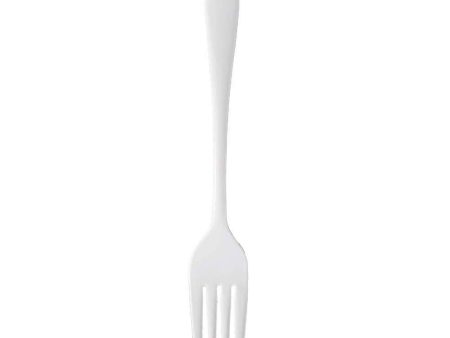 Wada Corporation Napoli Enameled Cutlery Dessert Fork (White) Online now