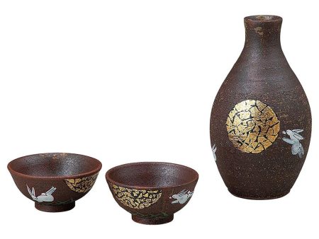 Kutani Ware Moon Rabbit Sake Set Online