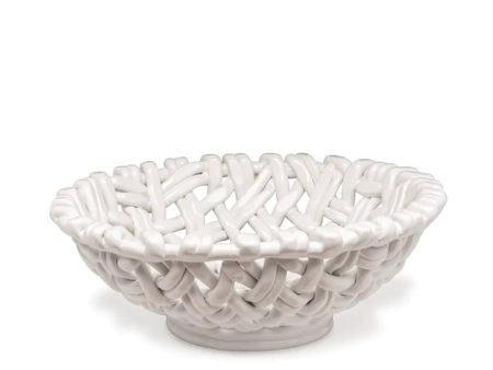 Woven Ceramic Round Basket Online Hot Sale