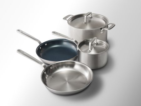 H Cookware Stainless Clad 6-Piece Set Fashion