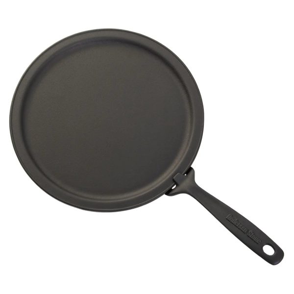 Iwachu Induction Cast-Iron Pizza Pan with Removable Handle For Sale