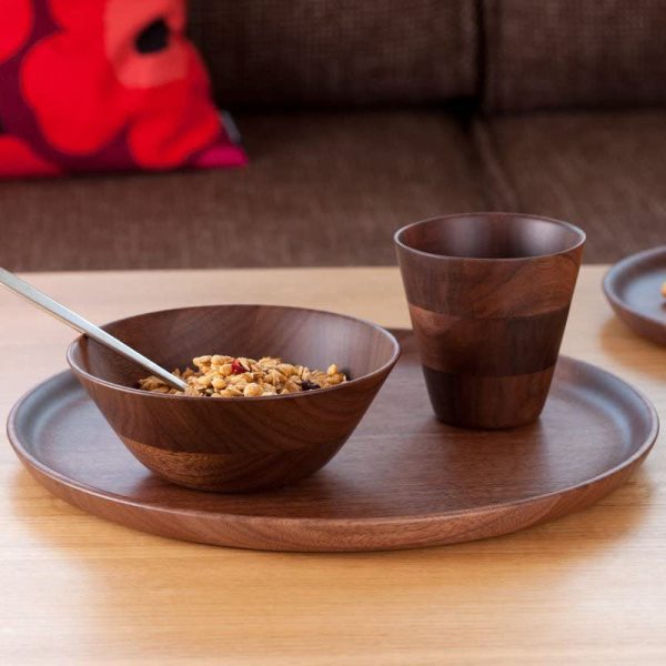 La Luz Hikiyose Wooden Soup Bowl with Lid Online