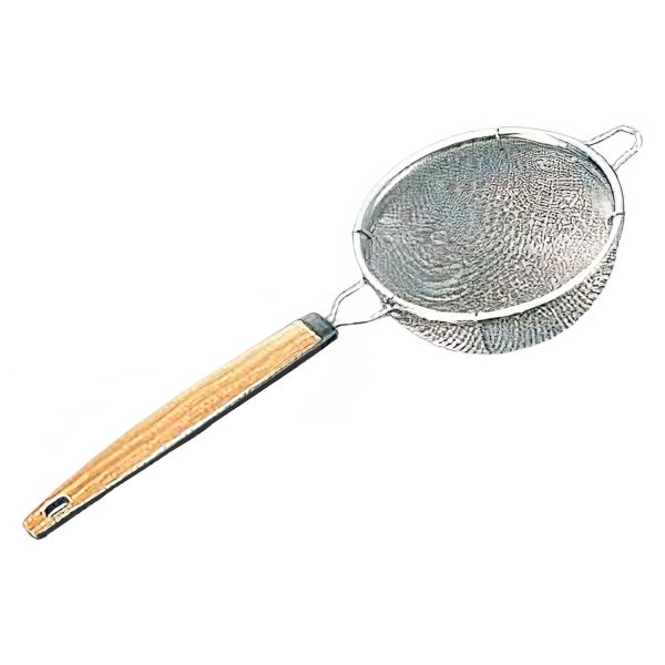 MINEX Stainless Steel Tea Strainer Double Mesh Plastic Handle Supply