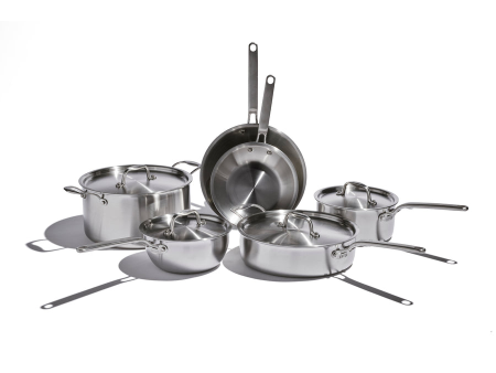 10 Piece Cookware Set - Eater X Heritage Steel Fashion