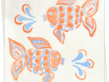 Paper Dinner Napkins - Poisson Ange Orange Online Sale