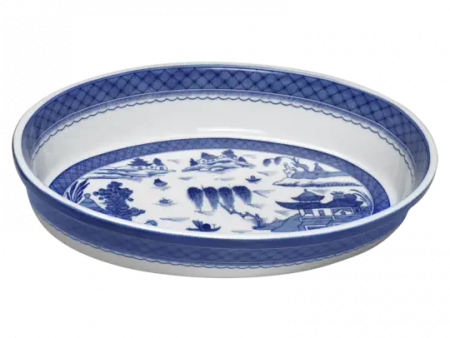 Blue Canton - Oval Baker Fashion