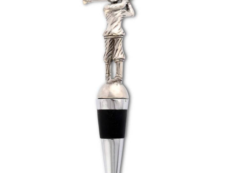 Golfer Bottle Stopper on Sale